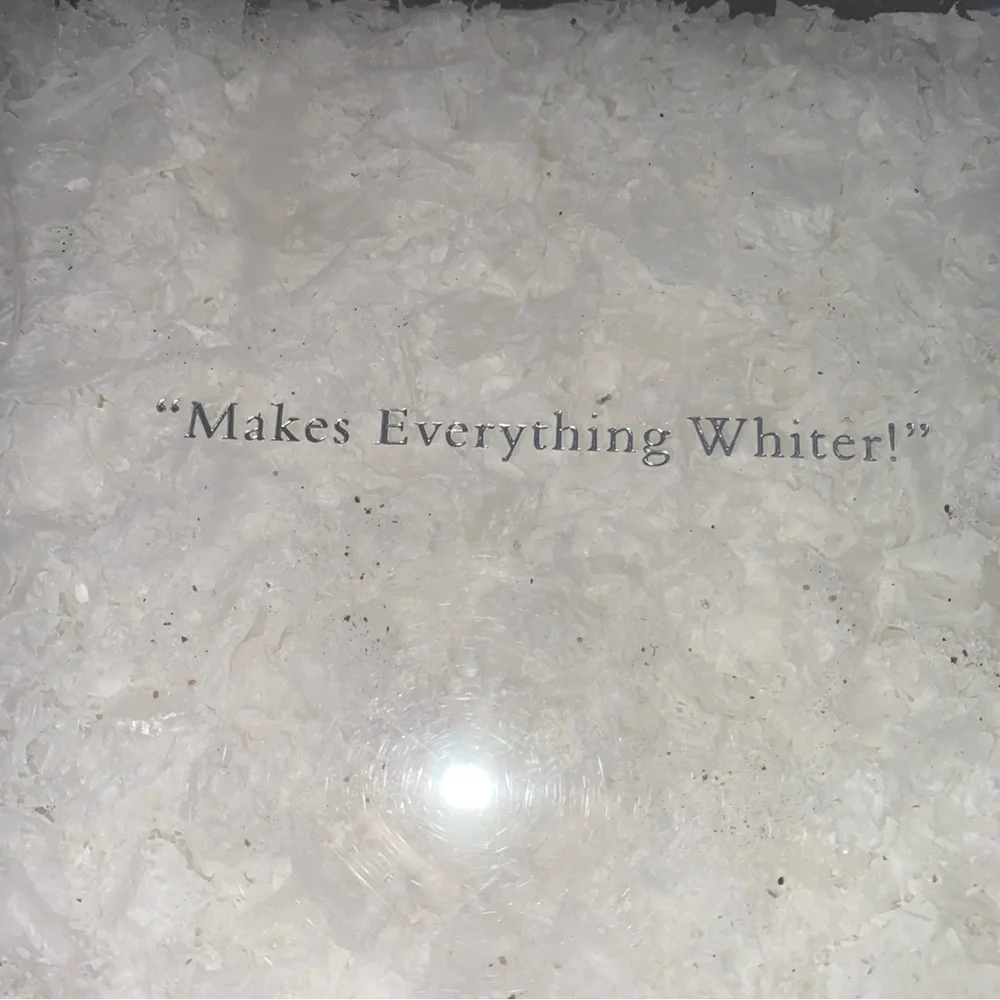 Pottery Barn White Faux Snow Christmas Holiday 5.5‎ Oz New In Box
